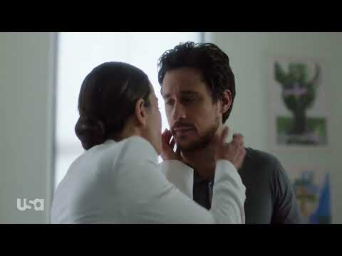Queen of the South 5x09 / Kissing Scenes — Teresa and James (Alice Braga and Peter Gadiot)