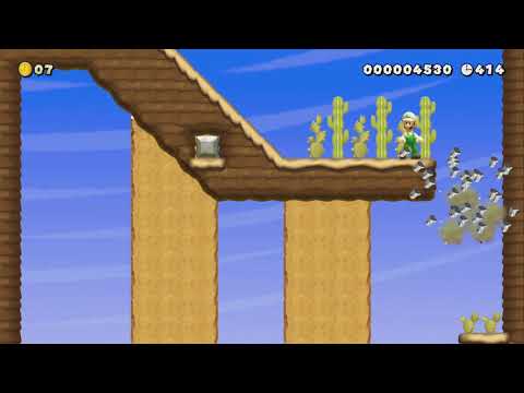 Bob omb Canyon 4-1 by Achotoni - Super Mario Maker 2 - No Commentary 1by