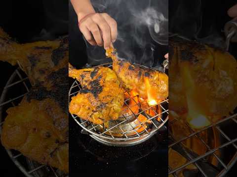 Chicken leg fry ASMR #cooking #viralshorts #tinglefeast