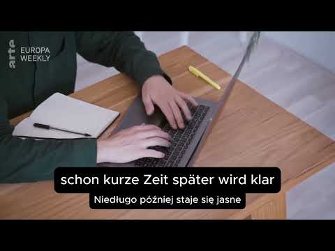 Fragment z materiału telewizji ARTE dotyczący środków z KPO wydatkowanych w Polsce