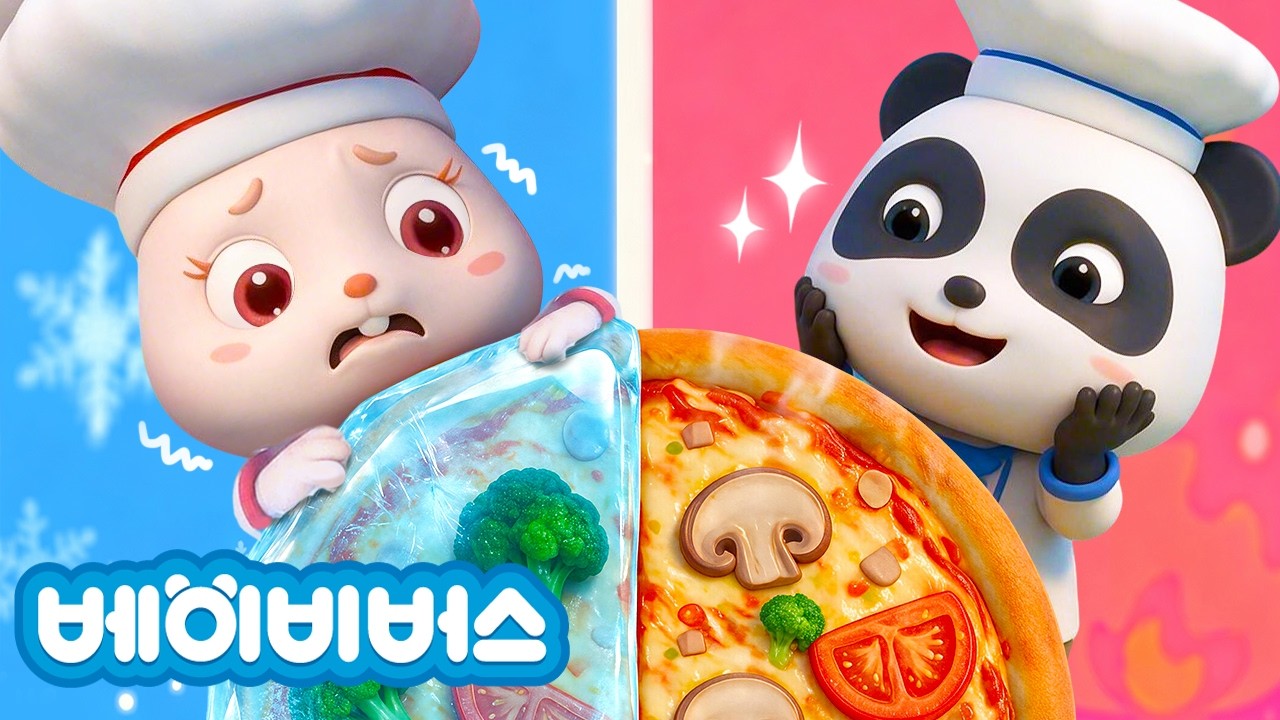 🧊시원한 것 VS 따뜻한 것🔥 + 동요 모음 | 냉 온 체험관 | 연속듣기 | 여름동요 | 키키묘묘 | 베이비버스 인기동요 | BabyBus