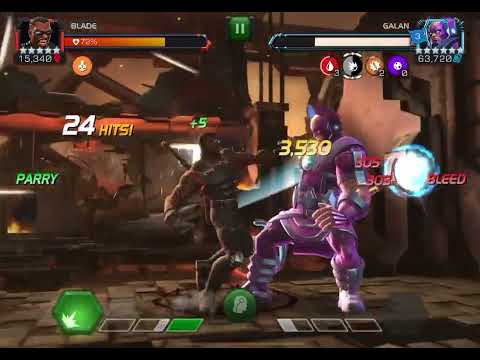New Event Quest Worldheart (Cavalier) Defeat Galan  Easily with Blade l Marvel Contest of Champions