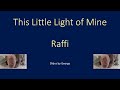 Raffi   This Little Light of Mine   karaoke