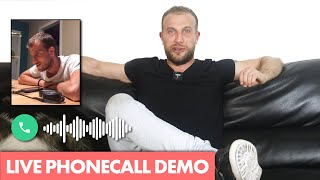 How To Talk To A Girl On The Phone Call - Banter, Flirt, and Close (LIVE Infield Demo)