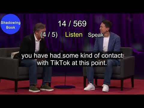 [ShadowingBook] TikTok CEO Shou Chew on Its Future — and What Makes Its Algorithm Different | TED