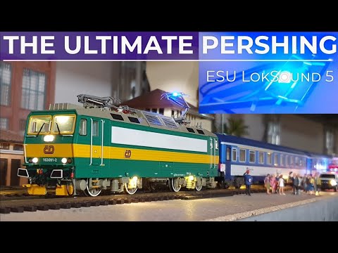 Ultimate A.C.M.E. Pershing ČD 163 - Servo Pantograph - Thyristors Sound (ESU LokSound 5)