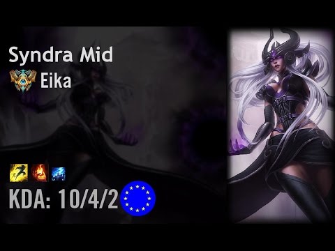 Syndra Mid vs Anivia - Eika - EUW Challenger Path 6.5