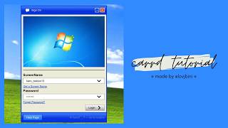 old windows themed carrd tutorial — © fumaT__T