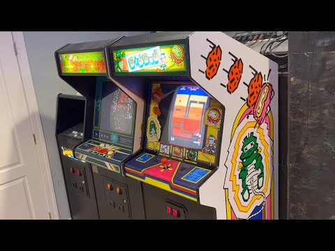 Riding out the Winter Storm with Atari Dig Dug ❄️ $300 arcade repair & gameplay 🕹️ G07 monitor fix