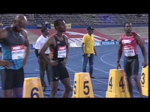 2016 100m final men Jamaica Olympics trials