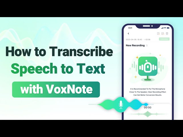 transcribe speech to text