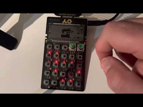 Pocket Operator Tutorial 1 - Po 12 Rhythm/Sequencer/Pattern/Sounds/Delete/Copy