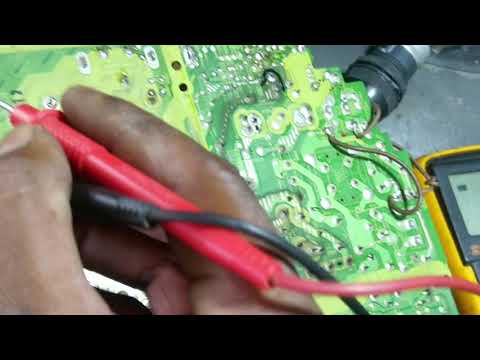 Panasonic crt tv Red light blinking problem