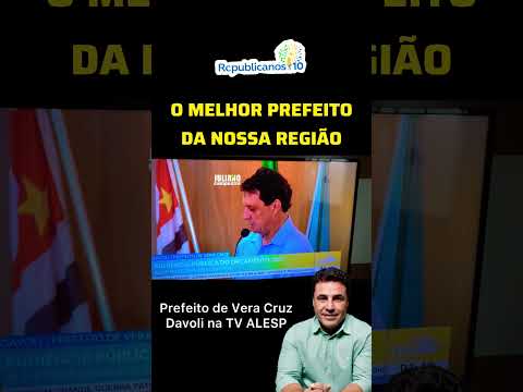 Quando o prefeito é bom, o povo reconhece, parabéns prefeito Davoli, de Vera Cruz/SP #veracruz