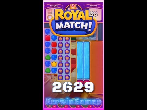Royal Match Level 2629 - Super Hard Level - No Boosters Gameplay