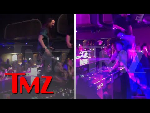 Steve Aoki Falls Off Stage During DJ Set, Tosses a Cake in Ryan Garcia's Face | TMZ