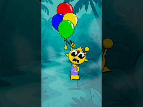 🎈JUMANJI WENT WRONG! 😵 Simon Was TOO SCARED!  #sprunki #animation #funny