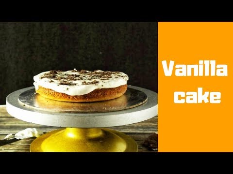 5-Ingredient Vanilla cake |Simple cake recipe| How to make a Vanilla cake|Baking Basics|