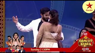 Kiss scene aipoindiga..Evaru chesthe enti le? Director or Hero 😜 😀   #ComedyStars Sun at 1:30 PM