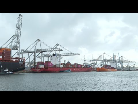 Rotterdam harbour as Trump signs order on new US trade tariffs | AFP