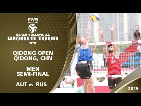Men's Semi-Final: AUT vs. RUS | 2* Qidong (CHN) - 2019 FIVB Beach Volleyball World Tour