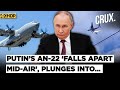 All Aboard Killed Russian Military Plane Crashes After Mid Air Disintegration Ukraine War 4K