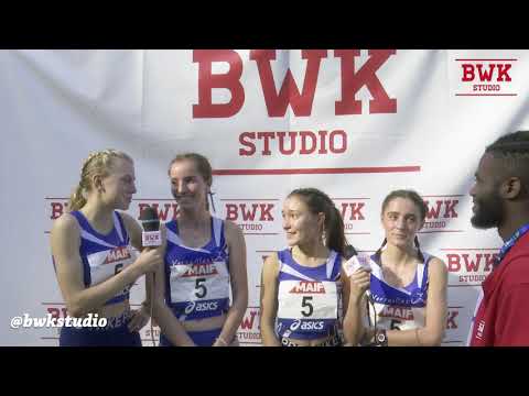 Interview UA Versailles - 4x1000m Cadette - Coupe de France 2019 - Blois