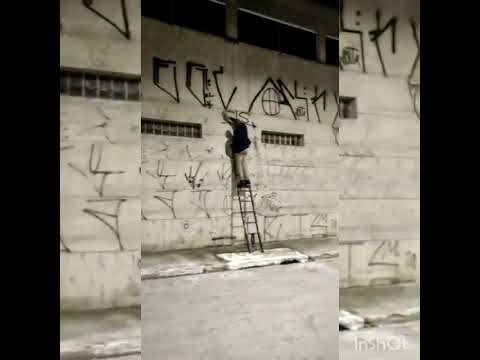 OS+IM GREG CNS EXAG PIXANDO DE ESCADA #pixação #pixo #graffiti #xarpi #vandal #shorts