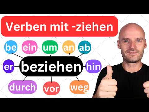 Die '-ziehen'-Verben, die jeder kennen muss! Wortschatz trainieren (B1,B2)