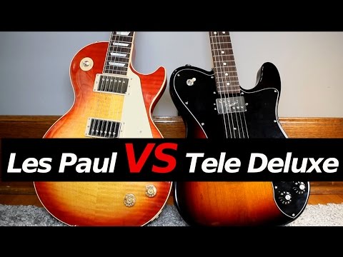 LES PAUL vs TELECASTER DELUXE - Guitar Tone Comparison!