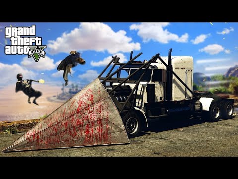 GTA V Phantom Wedge running from cops and destroying the City (PART 2)