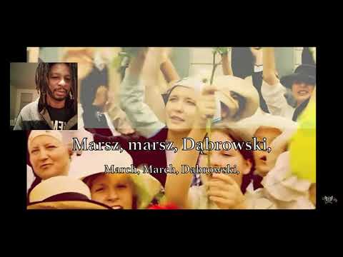 Reacting To Mazurka Dabrowskiego - National Anthem Of Poland | Polish Music