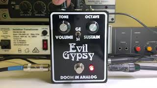 Video thumbnail for Doom in Analog - Evil Gypsy Octave Fuzz Demo by Doom in Analog Effects