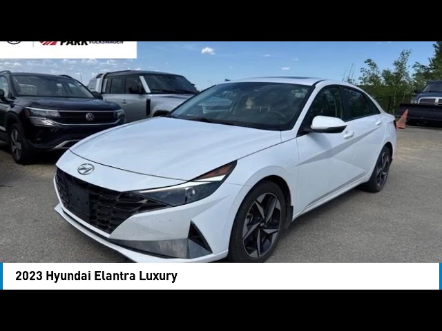 2023 Hyundai Elantra Luxury | LEATHER SEATS | NAVI | SUNROOF in Cars & Trucks in Strathcona County