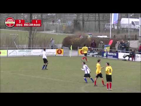 Oegstgeest tegen Roodenburg 3-1, 3de kl A, zaterdag