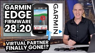 Garmin EDGE Updates August 2025 - Virtual Partner Now Optional // 1050 MTB Features