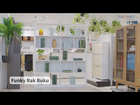 Gambar Informa Funky Rak Buku - Putih