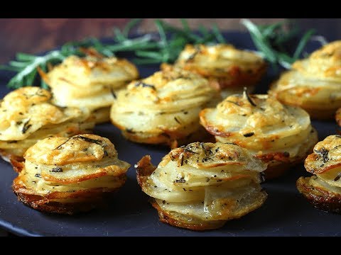 TORTINI DI PATATE CROCCANTI velocissimi | Millefoglie di patate