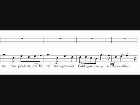 13. So thou liftest up thy divine petition - The Crucifixion - Stainer