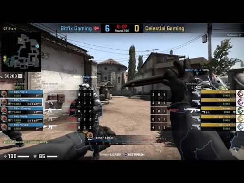 CS:GO: Telenorligaen Fall 2018 - Round 4: Bitfix vs Celestial(full match)
