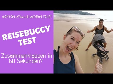 Reisebuggy TEST: GESSLEIN SMILOO Cuby mit Liegefunktion. Zusammenlegen in weniger als einer Minute?