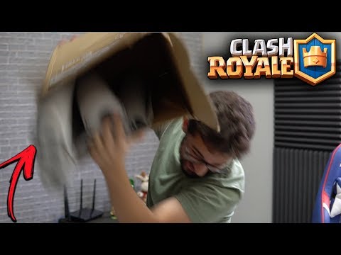 FUI SUBIR TROFÉUS e PERDI O CONTROLE JOGANDO CLASH ROYALE MUITA RAIVAAAA