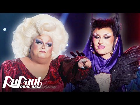 "Defying Gravity” by Idina Menzel & Kristin Chenoweth Lip Sync 💚💖 RuPaul's Drag Race