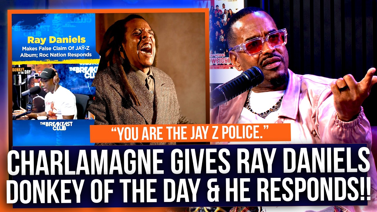 Charlmagne Tha God gives Ray Daniels "Donkey of The Day" because of Jay Z?? He RESPONDS!