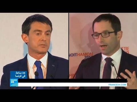 فالس وهامون يقودان اليسار الفرنسي إلى الجولة الثانية من الانتخابات التمهيدية