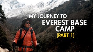 Hiking to Everest Base Camp in NEPAL - FIRST SNOW experience! (Part 1)