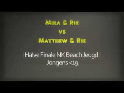 Halve finale NK Beach Jeugd 2017 Boys u19 //Mika Prins //Rik van Solkema