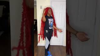 Red Butterfly Locks❤️😍💫 #blackhairstyles #BlackCrownes