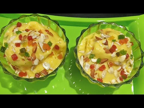 Delicious Mango 🥭Ice cream🍦😋@ home/Sitara Sisters