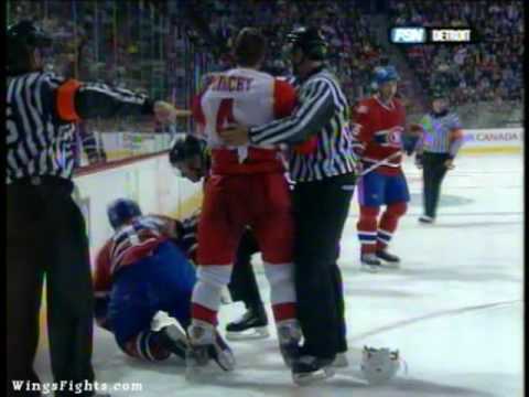 Kyle Quincey Vs Gregory Stewart 09/30/08